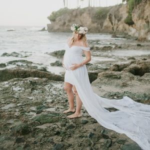 White Maternity Dress